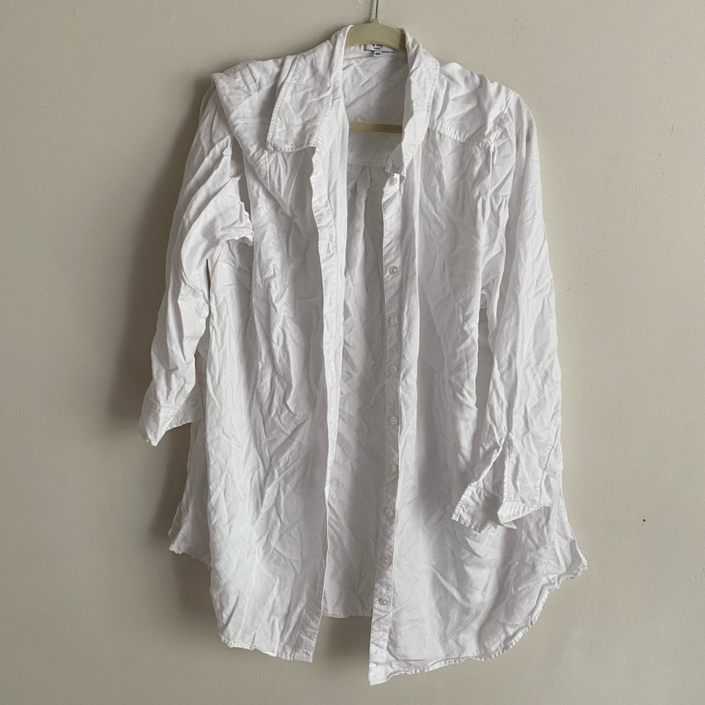 Comfy white button up